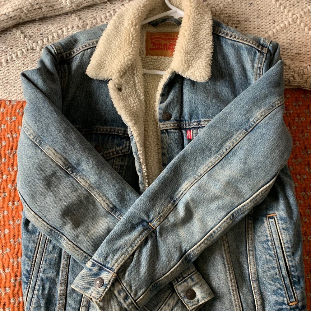 Levis Sherpa Denim Jacket